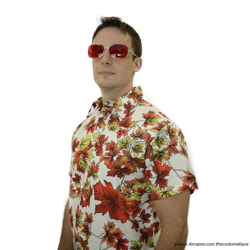 William Jacket Fight Club Tyler Durden Hawaiian Maple Leaf Shirt